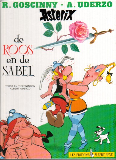 Asterix De roos en de sabel Vlaamse editie Hard Cover-0