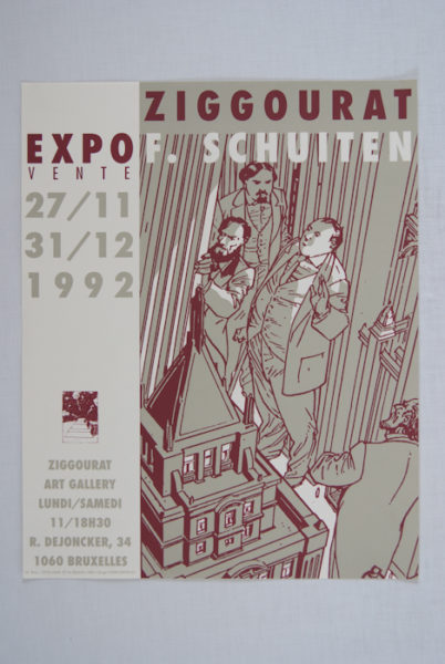 Francois Schuiten "Expo in Ziggourat Brussel"-0