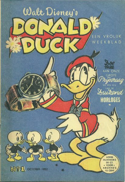 Donald Duck weekblad nr. 1 herdruk van 1952-0