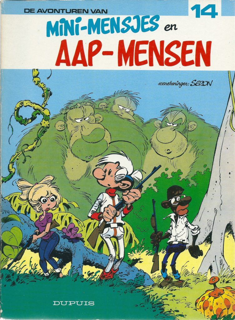 Mini-mensjes sc 14 Aap-mensen - Strippgaaff