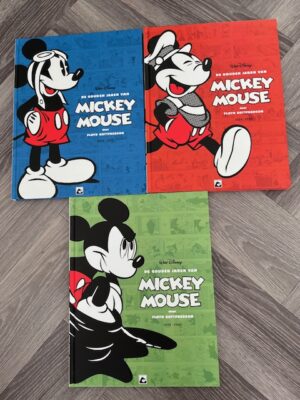 De gouden jaren van Mickey Mouse Complete serie hc groot formaat 3x