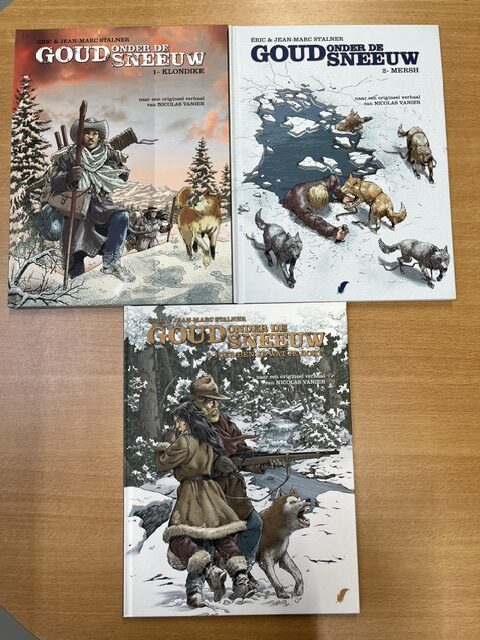 Goud onder de sneeuw Complete serie hc 3x