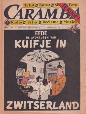 Caramba sc De avonturen van Kuifje in Zwitserland